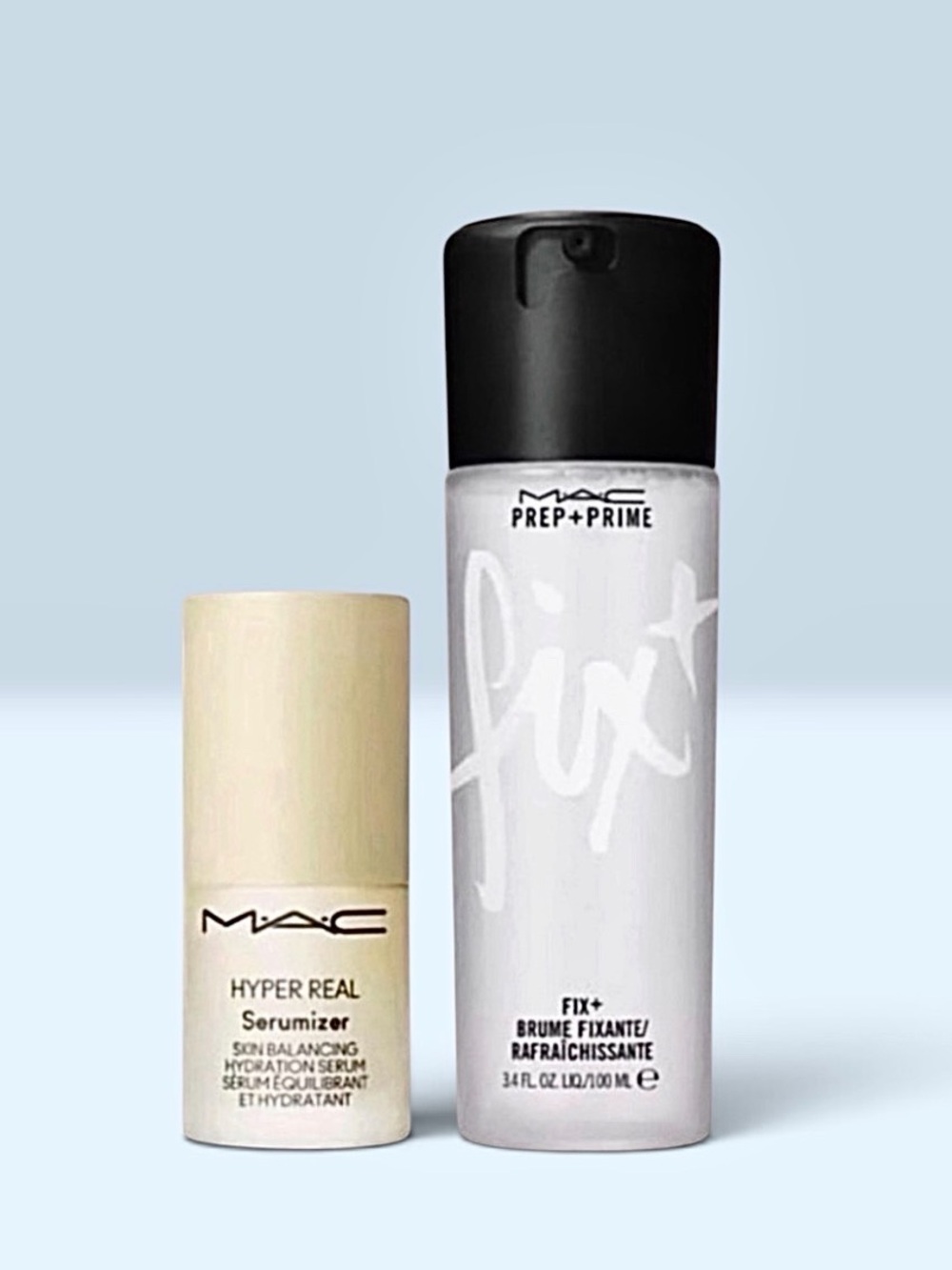 MAC Prep + Prime Fix+ Fix, and MAC Serum-Moisturizer Hybrid Duo New